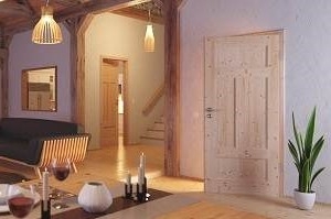 Drzwi z litego drewna