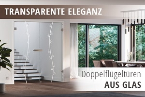 Drzwi podwójne szklane