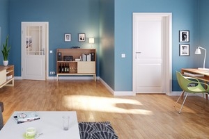 Drzwi wewnętrzne w salonie