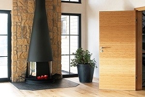 Drzwi fornirowane naturalnym drewnem