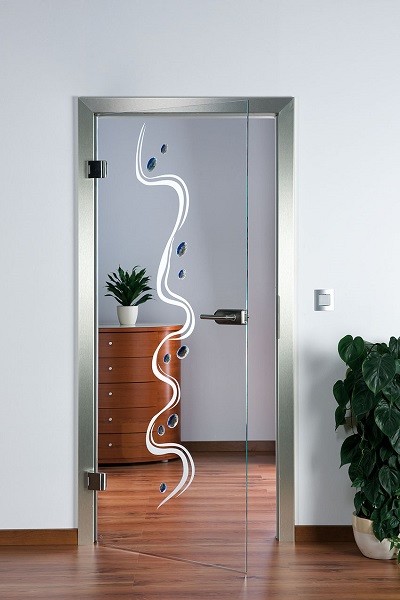 River drzwi szklane Piktura - Loft