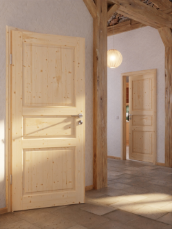 Drzwi z litego drewna