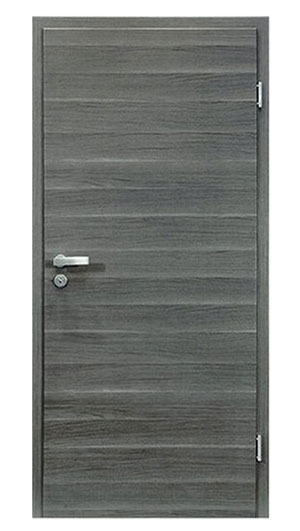 Drzwi wejściowe do mieszkania CPL w dębie antracytowym od Lebo